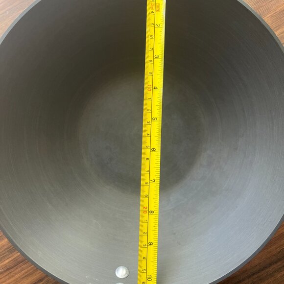 Vintage Calphalon Wok Fry Pan 10.75 Inch Commercial Anodized Aluminum G165HC - Picture 8 of 10